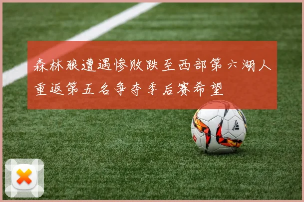 森林狼遭遇惨败跌至西部第六湖人重返第五名争夺季后赛希望